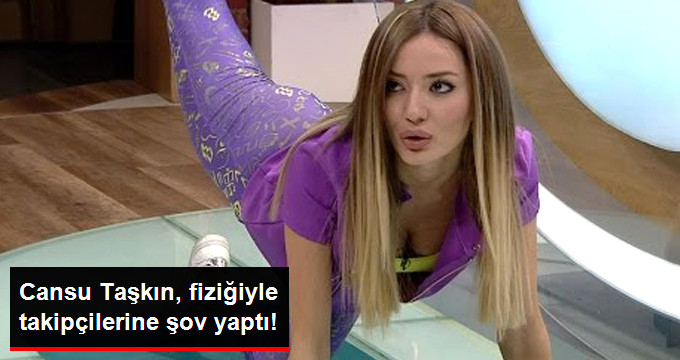 Cansu Taşkın, Fiziğiyle Takipçilerine Şov Yaptı