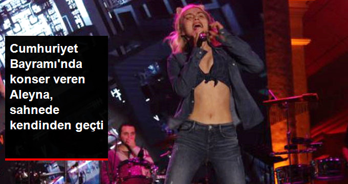 29 Ekim’de Konser Veren Aleyna Tilki, Sahnede Ülkesine Olan Hayranlığını Haykırdı