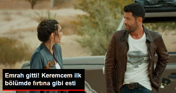 Aşk ve Mavi’ye Emrah’ın Yerine Giren Keremcem, Fırtına Gibi Esti