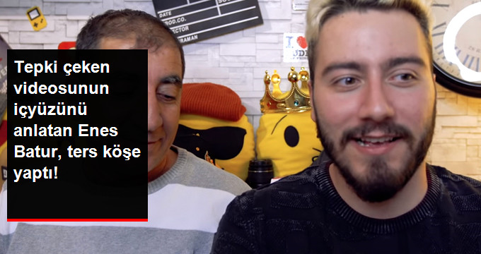 Enes Batur, Tepki Çeken Videosunun Kamera Arkasını Yayınlayarak Ters Köşe Yaptı!