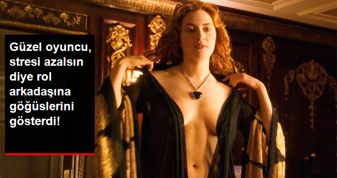 GÜZEL OYUNCU, GERİLİMİ AZALTMAK İÇİN ROL ARKADAŞINA GÖĞÜSLERİNİ GÖSTERDİ!
