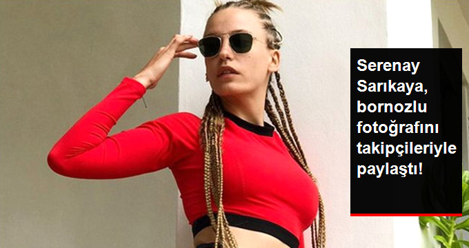 Ünlü Oyuncu Serenay Sarıkaya, Bornozlu Fotoğrafını Takipçileriyle Paylaştı