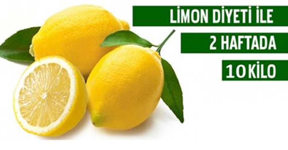 Şaşırtıcı Limon Diyeti ile 2 Haftada 10 Kilo Verin