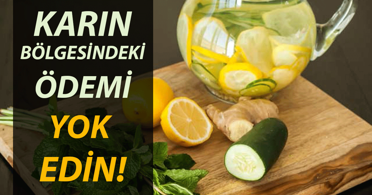 Karın Bölgesindeki Ödemi Atan İçecek Tarifi