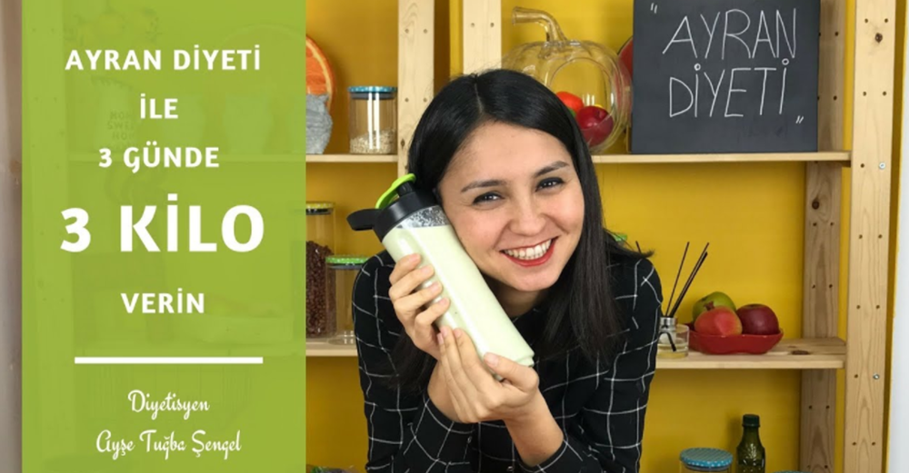 3 Günde 3 Kilo Verdiren Ayran Detoksu