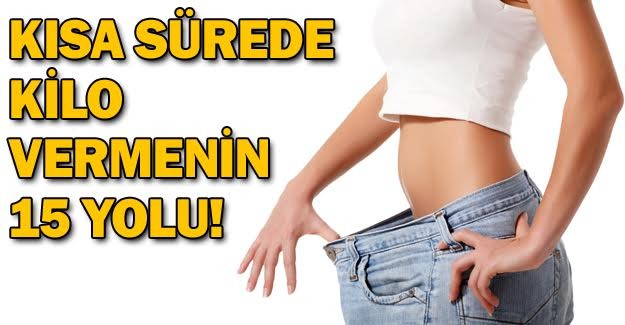 Kısa Bir Sürede 5 Kilo Verebilirsiniz!