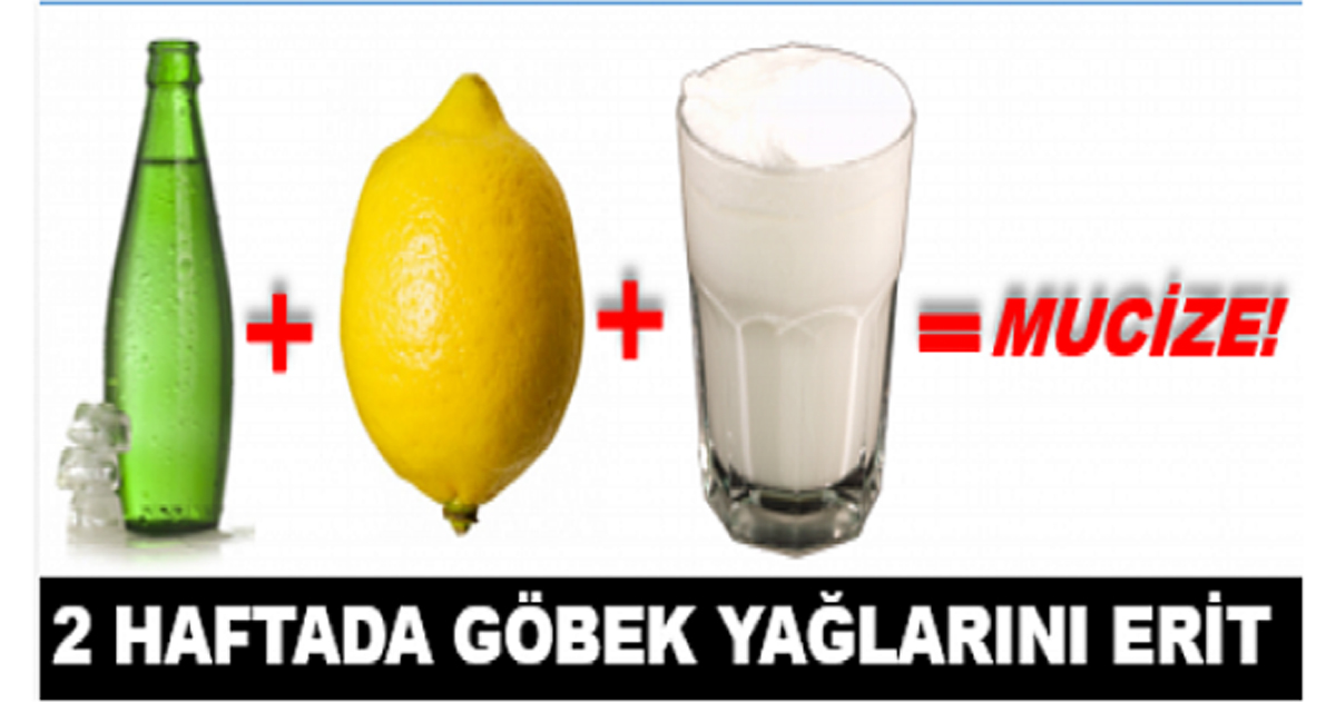 Soda – Ayran – Limon Kürü Yaparak 2 Haftada Göbek Yağlarını Eritin