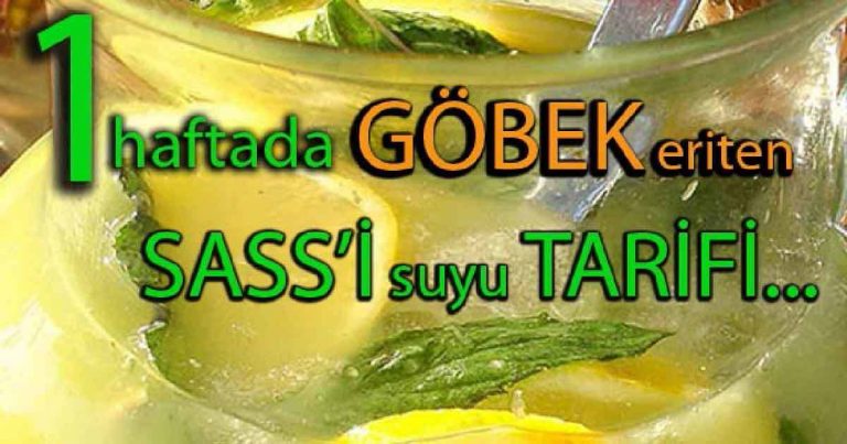 1 Haftada Göbek Eriten Sass’i Suyu Tarifi