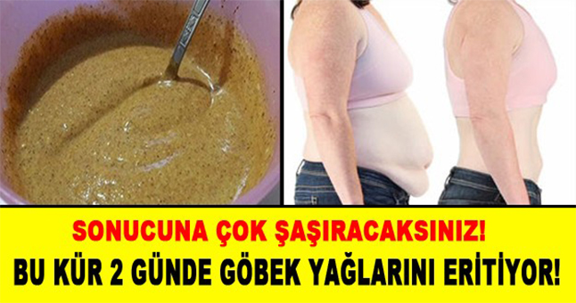 Bu Kür 2 Günde Göbek Yağlarını Eritiyor!