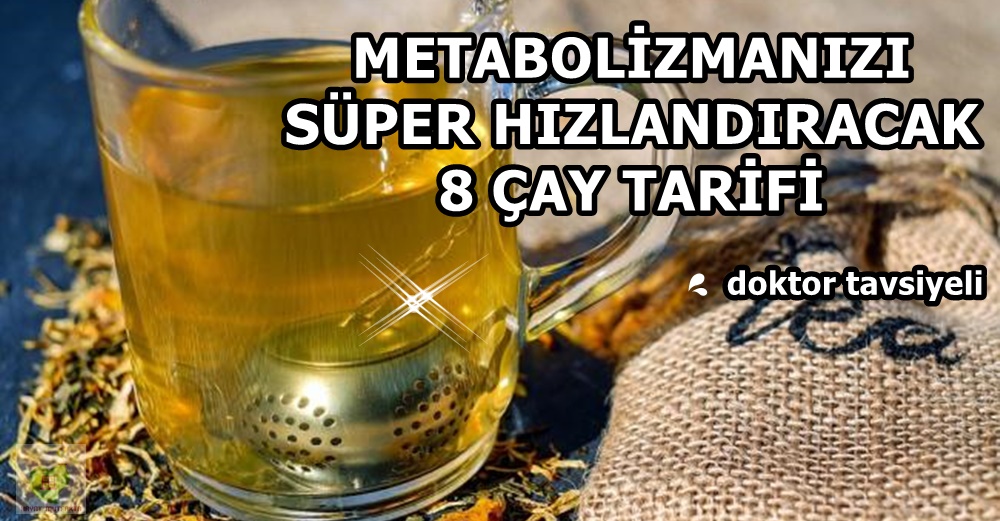 Metabolizmayı Bir Çırpıda Hızlandıran 8 Çok Etkili İçecek Tarifi