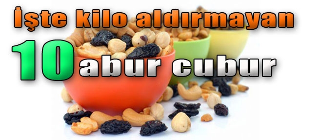 Kilo Aldırmayan Sağlıklı Abur Cuburlar