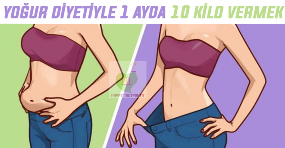 Yoğurt Diyetiyle 1 Ayda 10 Kilo Vermek