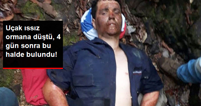 KORKUNÇ UÇAK KAZASINDAN 4 GÜN SONRA BU HALDE BULUNDU!