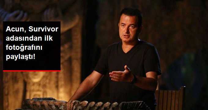 Acun Ilıcalı, Survivor Adasına İlk Adımını Attı