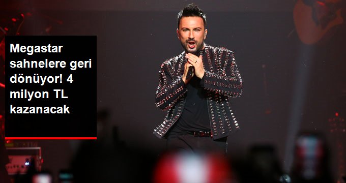 Konser Maratonuna Başlayan Megastar Tarkan, 4 Milyon TL Kazanacak
