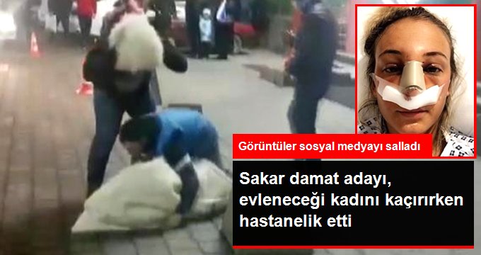 Sakar Damat Adayı, Evleneceği Kadını Kaçırmak İsterken Hastanelik Etti, Görüntüler Sosyal Medyayı Salladı