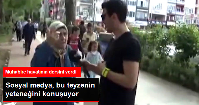 5 Dil Bilen Teyzenin Yeteneği, Kendisine Mikrofon Uzatan Muhabiri Şaşırttı