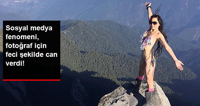 Kayalıklarda Fotoğraf Çekmeye Çalışan Sosyal Medya Fenomeni, Feci Şekilde Can Verdi