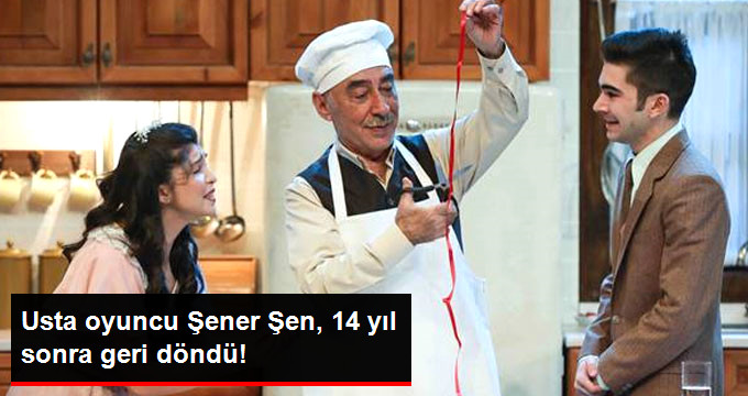 Şener Şen, 14 Yıl Sonra Tiyatro Sahnesine Geri Döndü