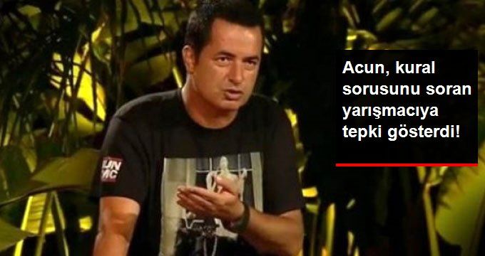 Survivor Kurallarını Soran Hikmet, Acun Ilıcalı’yı Sinirlendirdi