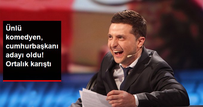 ÜNLÜ KOMEDYEN, CUMHURBAŞKANLIĞI SEÇİMLERİNDE ADAY OLDU! ORTALIK KARIŞTI