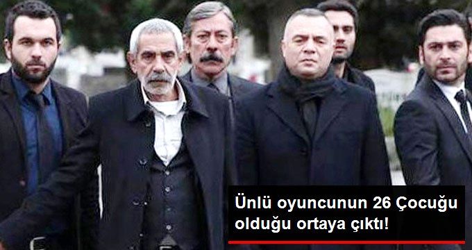 Ünlü Oyuncunun 26 Çocuğu ve 8 Tane Torunu Olduğu Ortaya Çıktı