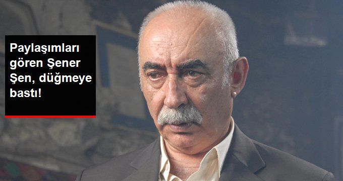 Usta Oyuncu Şener Şen, Sahte Hesapların Peşine Düştü!