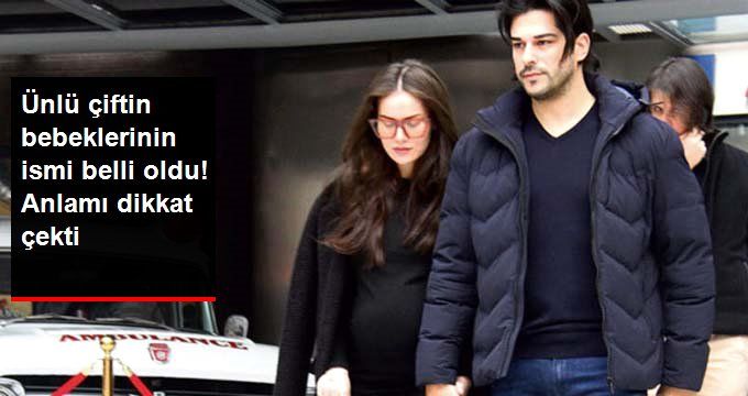 Fahriye Evcen ve Burak Özçivit Çifti, Bebeklerinin Adını Karan Koyacak