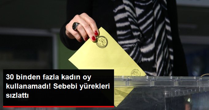 Sığınma Evlerindeki 30 Binden Fazla Kadın Oy Kullanamadı