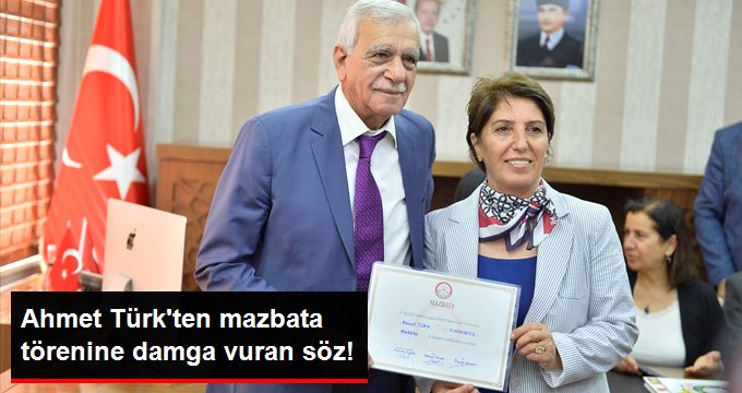 Ahmet Türk, Söz Vererek Mazbatasını Aldı: Her Çalışmayı Halkımızla Paylaşacağız