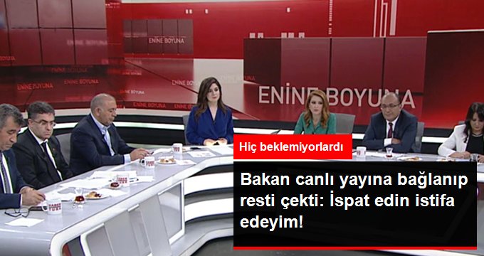 İçişleri Bakanı Süleyman Soylu: İspat Etsinler İstifa Etmeyen Namerttir