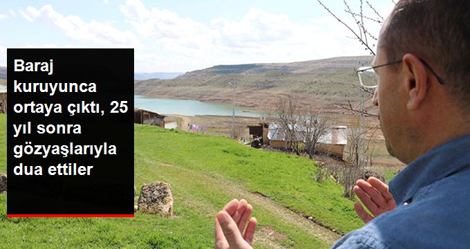 Sivas’ta Bulunan 4 Eylül Barajı Kurudu, Mezarlar Ortaya Çıktı