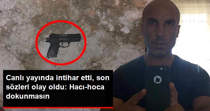 39 Yaşındaki Vatandaş, Canlı Yayında İntihar Etti