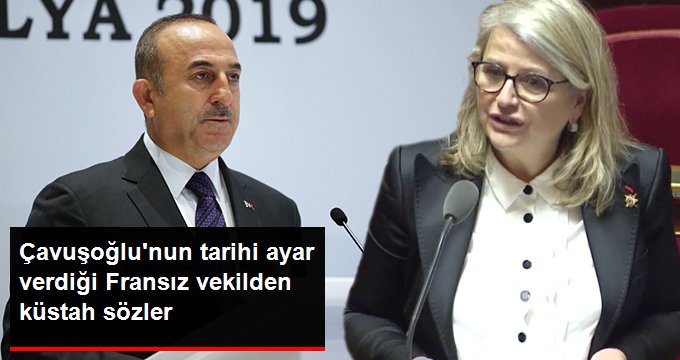 Çavuşoğlu’nun Tarihi Konuşmasından Sonra Salonu Terk Eden Fransız Vekilden Küstah Sözler