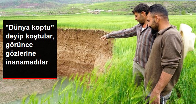 “Dünya Koptu” Deyip Koşan Köylüler, 40 Metre Çapındaki Obrukla Karşılaşınca Şaştılar