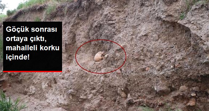 Sit Alanında Ortaya Çıkan İnsan Kemikleri Korku Yarattı