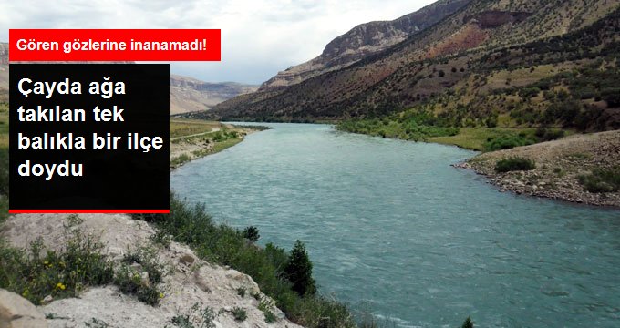 Çayda Yakalanan 120 Kilogramlık Balık Görenleri Şaşırttı