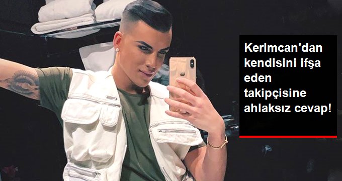 Kerimcan Durmaz’dan, Uçaktaki Görüntünün Kendisine Ait Olduğunu Söyleyen Takipçisine Ahlaksız Cevap