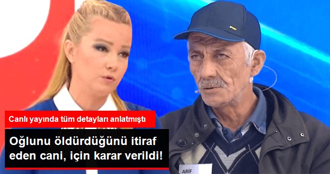 Canlı Yayında Oğlunu Öldürdüğünü İtiraf Eden Baba Tutuklandı