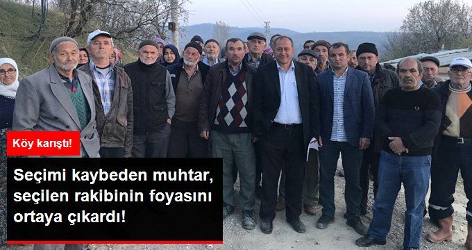 Seçimi Kaybeden Muhtar, Seçilen Adayın Foyasını Ortaya Çıkardı! Köy Karıştı
