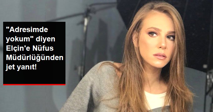 “Herkes Adreslerini Kontrol Etsin” Diyen Elçin Sangu’ya Nüfus Müdürlüğünden Jet Yanıt