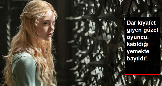 Oyuncu Elle Fanning, Kıyafetinin Darlığı Yüzünden Bayıldı