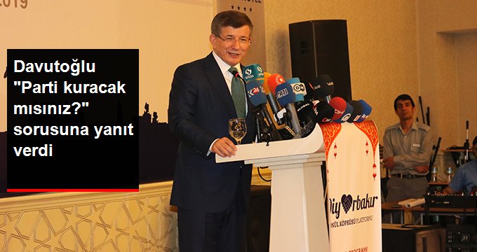 Ahmet Davutoğlu “Parti Kuracak mısınız?” Sorusuna Yanıt Verdi