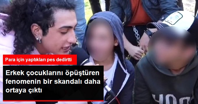Erkek Çocuklarını Öpüştüren Fenomen Gaga Bulut, Kız Çocukları da Öpüştürmüş