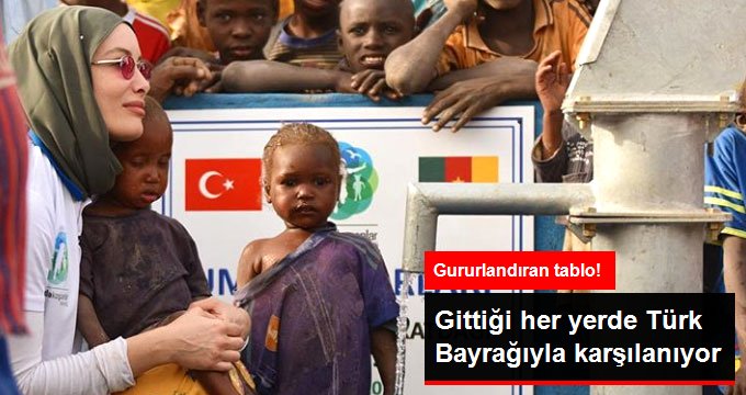 İyilik Projeleriyle Adından Söz Ettiren Gamze Özçelik, Gittiği Her Yerde Türk Bayrağıyla Karşılanıyor