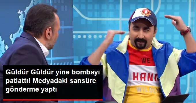 Güldür Güldür Yine Bombayı Patlattı! Bu Sefer Medyadaki Sansüre Gönderme Yaptı!