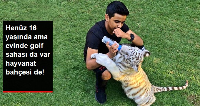 Henüz 16 Yaşında ama Paraya Para Demiyor! Evinde Hayvanat Bahçesi Bile Var