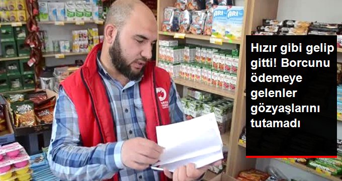 Hayırsever Vatandaş Veresiye Defterini Satın Alıp Borçluları Sevindirdi