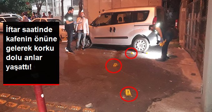 İstanbul’da İftar Saatinde Kafeye Kurşun Yağdırıp Kaçtı!