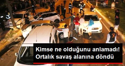 Adıyaman’da 5 Aracın Karıştığı Zincirleme Kazada 15 Kişi Yaralandı